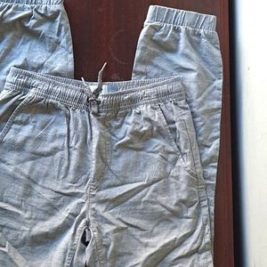 Grey pants joggers